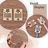 50Pcs Wood Cross Stitch Thread Bobbins WOOD-OC0003-90-4