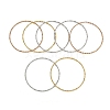 7Pcs Vacuum Plating 201 Stainless Steel Bangles Sets for Women BJEW-F476-02M-3