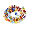 Electroplate Opaque Glass Beads Strands EGLA-Q135-03A-B01-2