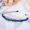 Natural Lapis Lazuli Hair Bands PW-WG137AD-12-1