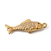 304 Stainless Steel Enamel Fish Connector Charms STAS-B128-55G-01-1