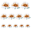 Flower Self Adhesive Computerized Embroidery Cloth Iron on/Sew on Patches PATC-GA0001-84B-1