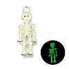 Halloween Theme Luminous  Alloy Enamel Pendants ENAM-D067-01P-03-1