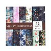 Christmas Pattern Scrapbooking Paper Pads Set STIC-C010-34D-3