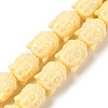 Synthetic Coral Carved Beads Strands CORA-U003-03A-1