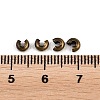 Iron Crimp Beads Covers IFIN-H028-AB-2