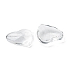 Transparent Glass Heart Cabochons GGLA-R021-20mm-3