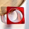 Exaggerated Geometric Shape Resin Bangles for Women FS-WG48DEE-08-1