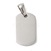 Non-Tarnish 304 Stainless Steel Pendants STAS-Q244-04P-1