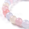 Dyed Natural Jade Beads Stretch Bracelets BJEW-J183-B-21-2