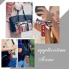 PU Leather Lipstick Storage Bag Pendant Keychain KEYC-WH0036-23B-6