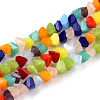 Opaque Solid Color Glass Beads Strands GLAA-N052-01-A11-1