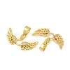 Brass Micro Pave Clear Cubic Zirconia Pendants CU-CBA6A75-08A-G-2