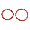 2Pcs 2 Styles  Natural Carnelian Beaded Stretch Bracelets for Couple BJEW-JB13416-03-2