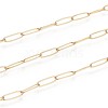 Ion Plating(IP) 304 Stainless Steel Paperclip Chains CHS-F010-01C-G-2