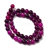 Natural Dyed White Jade Beads Strands G-M402-C03-30-3