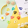 120Pcs 10 Colors Plastic Lobster Claw Clasps KY-YS0001-05-5