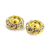 Brass Rhinestone Beads RB-F035-02G-2