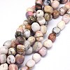 Natural Pink Opal Beads Strands G-O173-056B-1