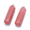 Cherry Quartz Glass Pointed Beads G-G795-02-01-2