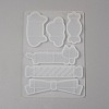 DIY Cloud & Cat & Candy & Bowknot Shape Hair Clip Ornament Silicone Molds DIY-TAC0009-07-2