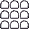 12Pcs Alloy Spring Gate Rings FIND-CN0002-49B-1