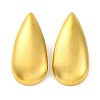 Ion Plating(IP) 304 Stainless Steel Teardrop Stud Earrings EJEW-D281-31G-1