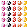 30Pcs 5 Colors Printed Natural Freshwater Shell Beads SHEL-TA0001-10-9