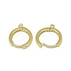 Brass Huggie Hoop Earring Findings PALLOY-F249-19G-2