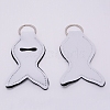 Sublimation Blank MDF Hand Sanitizer Keychain Holders KEYC-WH0017-12-1