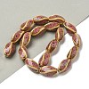 Handmade Porcelain Beads Strands PORC-B002-15B-2