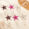 ARRICRAFT 6Pcs 3 Colors Glass Hotfix Rhinestone DIY-AR0002-28-2