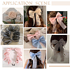 6 Rolls 6 Colors Fishtail Yarn Iridescent Ribbon for Bowknot Making OCOR-WR0001-57-5