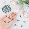 SUNNYCLUE 50Pcs Alloy Enamel Pendants ENAM-SC0003-21-3