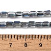 Electroplate Glass Beads Strands EGLA-D031-01-23-4