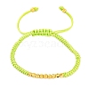 Polyester Cord Braided Bead Bracelets for Women BJEW-L698-01G-02-4