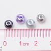Silver-Grey Mix Pearlized Glass Pearl Beads HY-X006-6mm-13-4