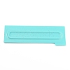 Plastic Baking Edge Dough Scraper and Cutter Pastry Spatulas AJEW-P077-09-1