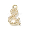 Brass & Plastic Pearl Pendants PL-CBAE379-06LG-A-1