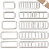 75Pcs 5 Styles Iron Linking Rings IFIN-NB0001-62-1