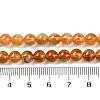 Round Natural Citrine Beads Strands G-K068-12A-6mm-3