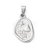 304 Stainless Steel Pendants SA-CBA34D4-03E-P-1