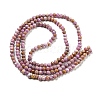 Natural Lepidolite/Purple Mica Stone Beads Strands G-NH0011-A01-03-3