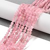 Natural Madagascar Rose Quartz Beads Strands G-B088-C09-04-2