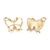 Light Gold Plated Alloy Charms ENAM-T009-03F-1