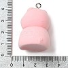 Flocking Resin Cute Pendants RESI-D072-01F-3