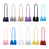 Givenny-EU 12Pcs 12 Color Double-end Velvet Tassels Pendant DIY-GN0001-10-8