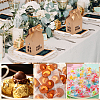 Hollow House Shaped Kraft Paper Candy Boxes CON-WH0105-12-6