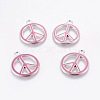 Alloy Enamel Pendants ENAM-P066-4-1