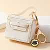 Imitation Leather Mini Tote Bag Keychain PW-WG33584-01-1